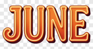June Text Design PNG