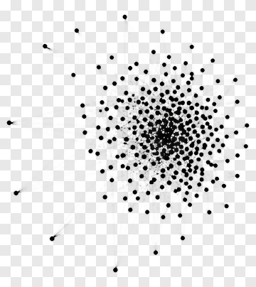 Abstract Black And White Dot Pattern PNG