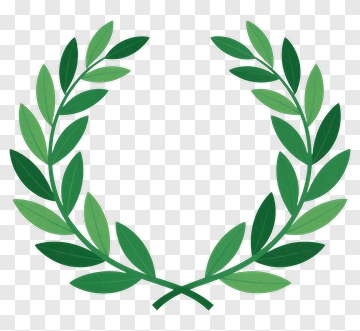 Green Laurel Wreath PNG
