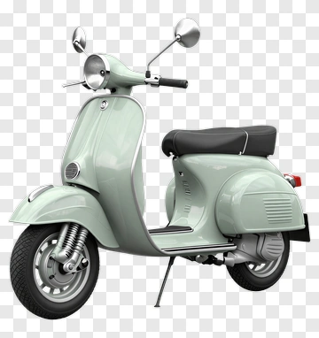 Vintage Scooter PNG