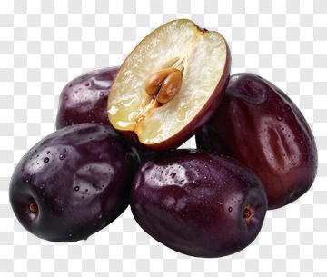 Fresh Purple Plums PNG