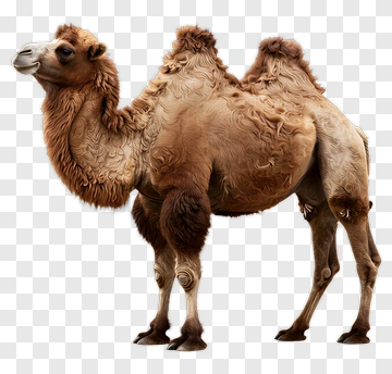 Realistic Camel Standing PNG