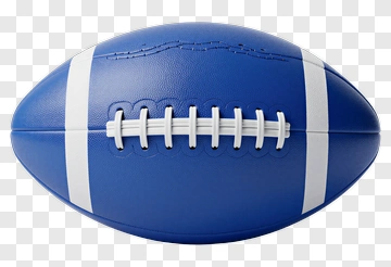 Blue Rugby Ball PNG