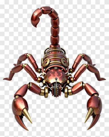 3D Robotic Scorpion PNG
