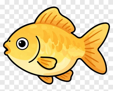 Cartoon Goldfish PNG