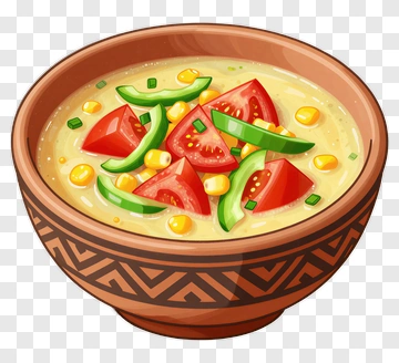 Bowl Of Vegetable Soup PNG