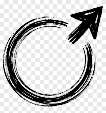 Circular Arrow Graphic PNG