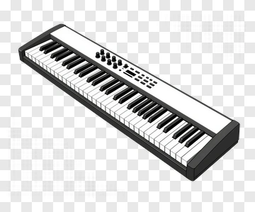 Digital Piano Keyboard PNG