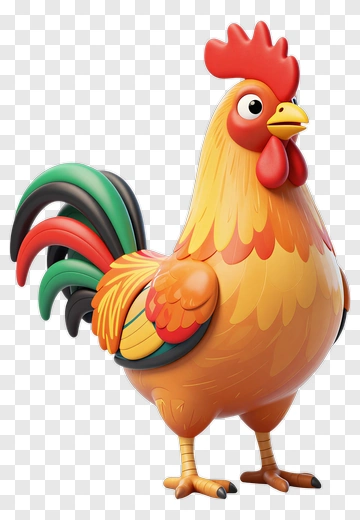 Cartoon Rooster PNG