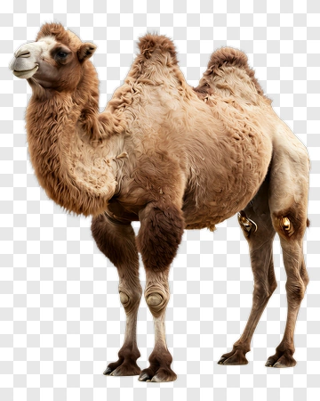 Camel Standing In A Natural Pose PNG