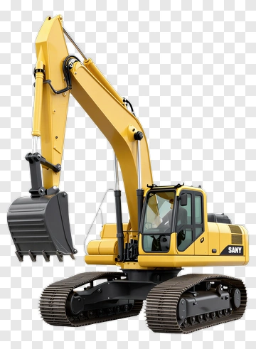 Excavator Construction Vehicle PNG