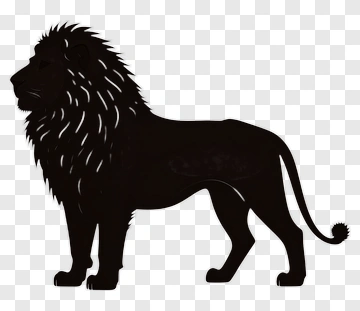 Silhouette Lion PNG