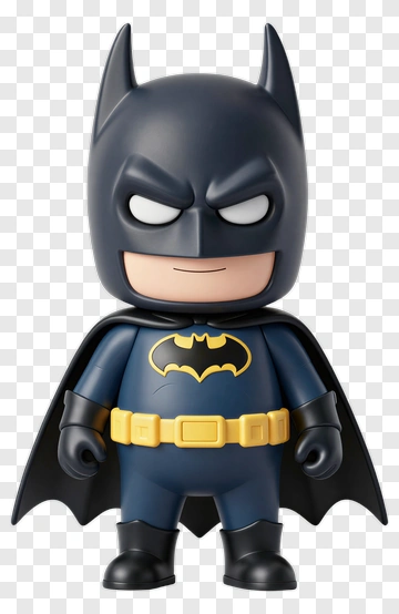 Cartoon Batman Figurine PNG