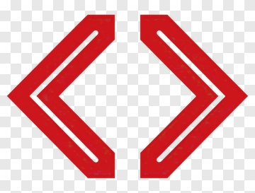 Red Arrow Shapes PNG