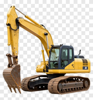 Excavator On Tracks PNG
