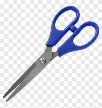 Blue Scissors PNG