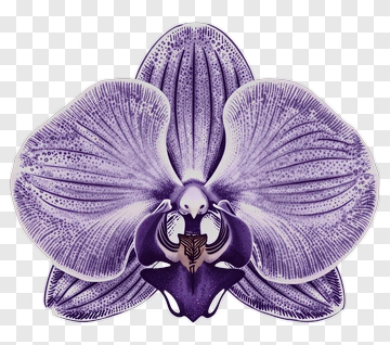 Purple Orchid Flower PNG