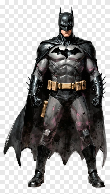 Batman In A Dark Costume PNG