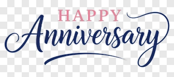 Happy Anniversary PNG