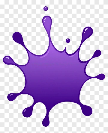 Purple Paint Splash PNG