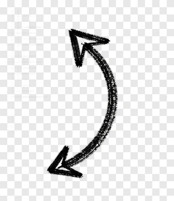 Curved Arrow With Double Ends PNG