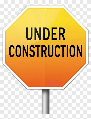 Under Construction Sign PNG
