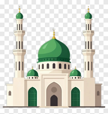Green Dome Mosque PNG