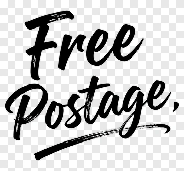 Free Postage Sign PNG