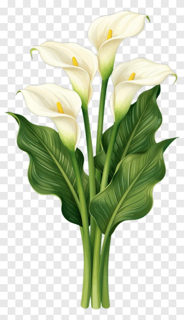 Calla Lily Bouquet PNG