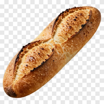 Freshly Baked Bread Loaf PNG