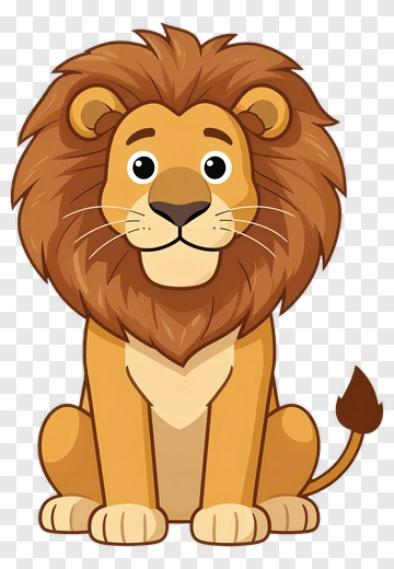 Cartoon Lion PNG
