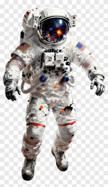 Astronaut Floating In Space PNG