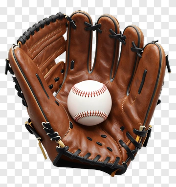 Baseball Glove With A Ball PNG