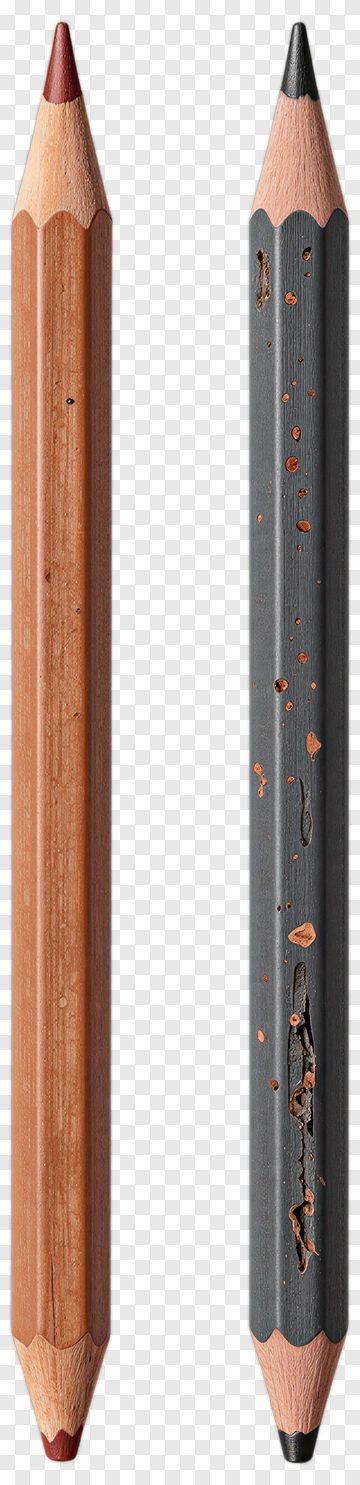 Colored Pencils With Exposed Tips PNG