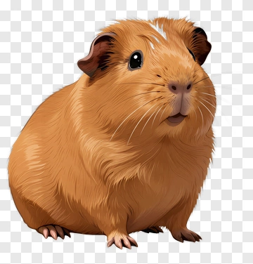 Cute Guinea Pig PNG