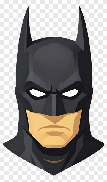 Cartoon Batman Mask PNG