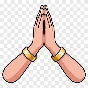 Praying Hands With Bangles PNG