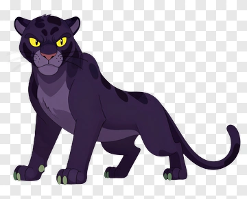 Cartoon Black Panther PNG