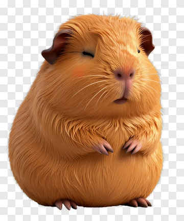 3D Guinea Pig PNG