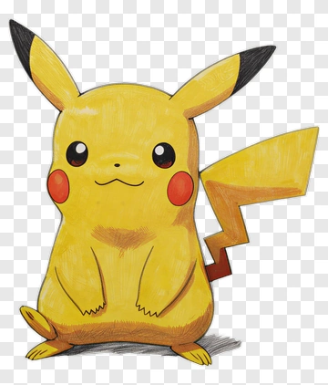 Pikachu Character Illustration PNG