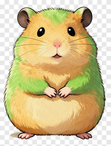 Cartoon Hamster PNG