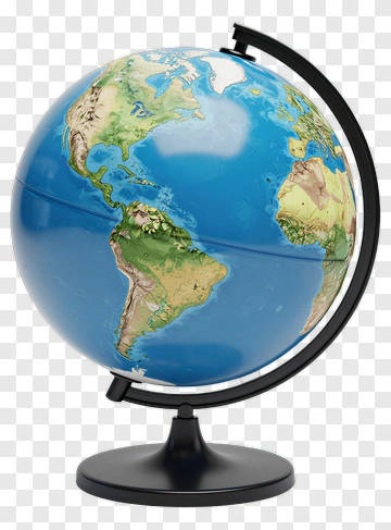 Globe On Stand PNG