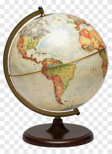 Globe On Stand PNG