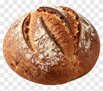 Freshly Baked Bread Loaf PNG