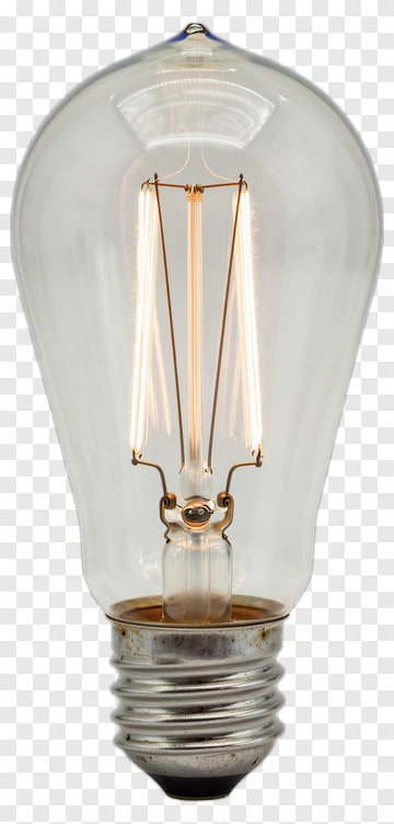 Vintage Light Bulb PNG
