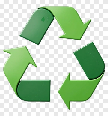 Green Recycling Symbol PNG