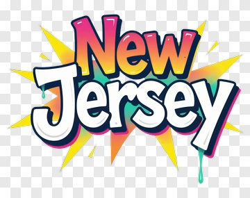 New Jersey Text Design PNG