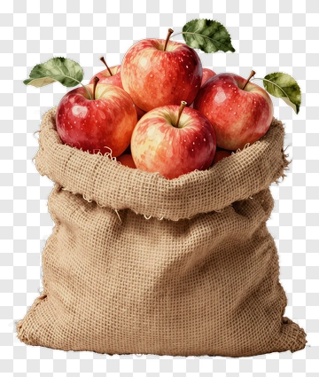 Basket Of Red Apples PNG