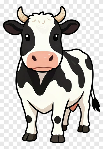 Cartoon Cow PNG