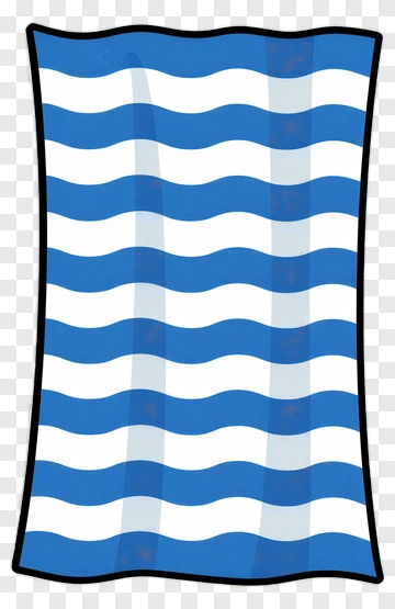 Striped Beach Towel PNG